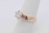 1.05ctw Diamond Solitaire Ring 14k Yellow Gold 6.2 Grams Size 7.25 Eb0325lsxzsa