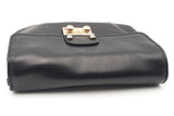 Valentino Garavani Portfolio Black Leather Crossbody Clutch Eb1025lxzsa