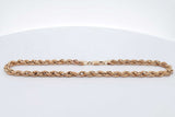 10k Yellow Gold Rope Bracelet 2.9 Grams 9 Inch Eb0426crsa