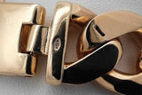 9k Yellow Gold Cuban Link Bracelet 102.8 Grams 9 Inch Eb0526pixzsa
