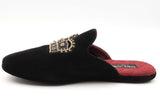 Dolce & Gabbana Marcello Black Suede Slip On Loafers Size 6.5 Eb1225lxzdu