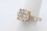 3.96cttw Diamond Ring In 14k Yellow Gold 8.2 Grams Size 7.5 Eb0626oxxzdu