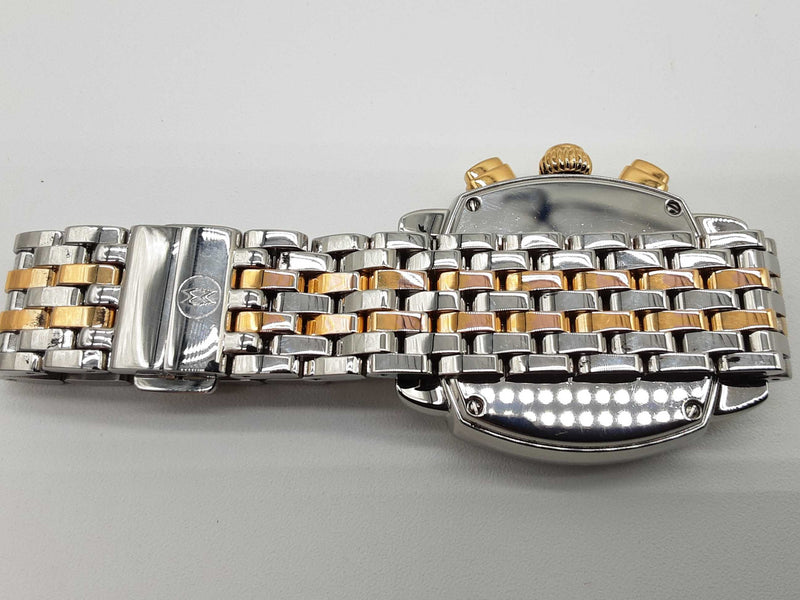 Michele 34mm Ascalon Chronograph Two-tone Steel Quartz Watch Do0625rxzde