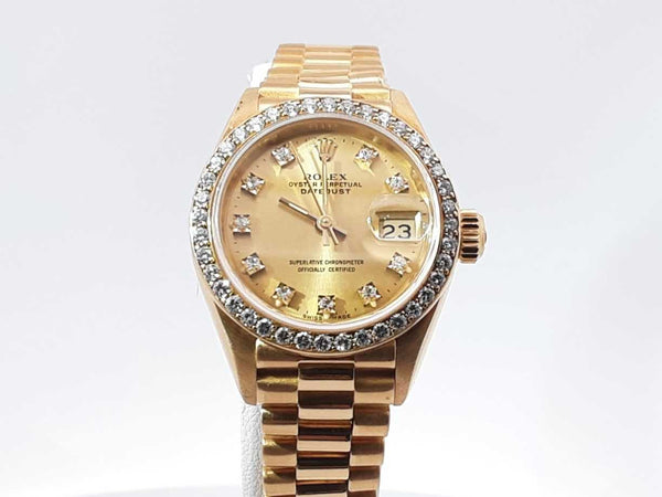 Rolex Lady Datejust 26mm 18k Yellow Gold Automatic Watch Sd0925izxzsa