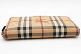 Burberry Haymarket Check Zip Around Wallet Eb1025loxdu