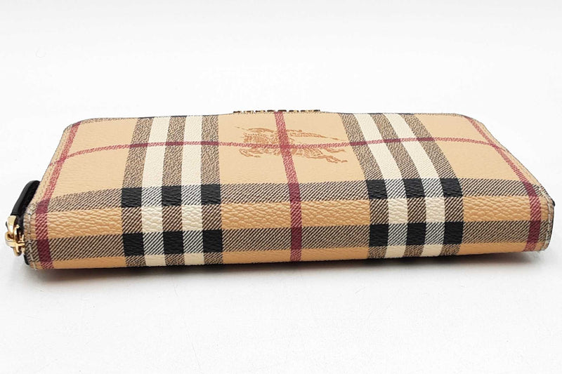 Burberry Haymarket Check Zip Around Wallet Eb1025loxdu