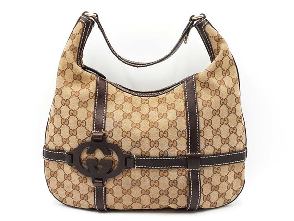 Gucci Interlocking G Royal Hobo Bag In Gg Supreme Canvas Fabric Fw0825orxdu
