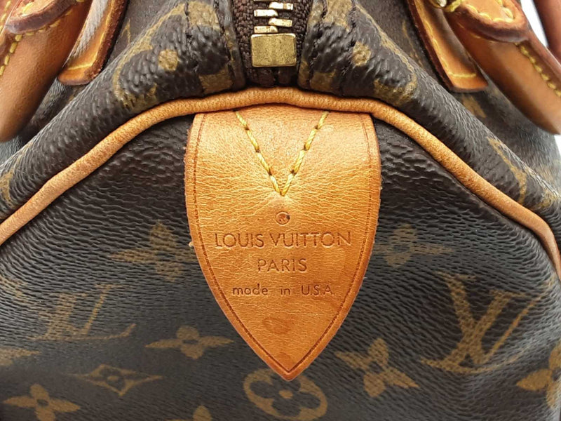 Louis Vuitton Speedy 25 Monogram Coated Canvas Handbag Fw0525wcrdu