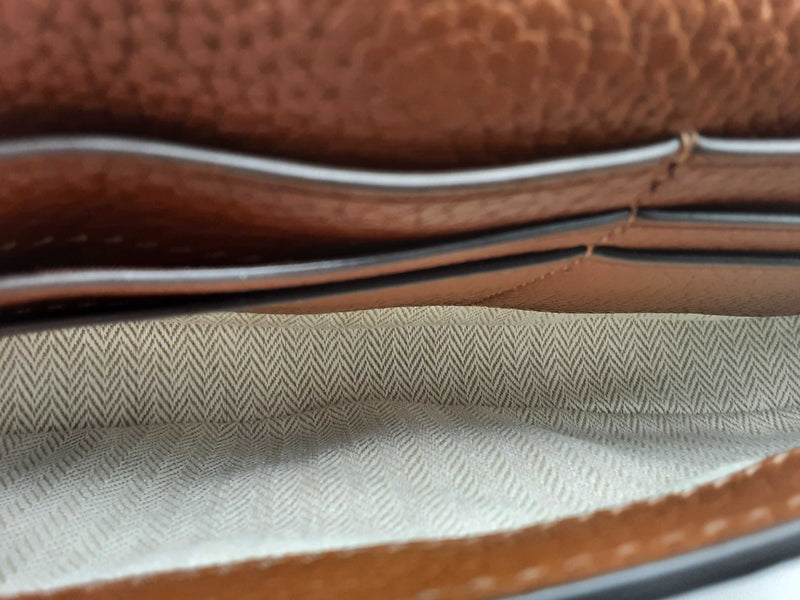 Tory Burch Chelsea Pebbled Crossbody Brown Aa1025wrsa