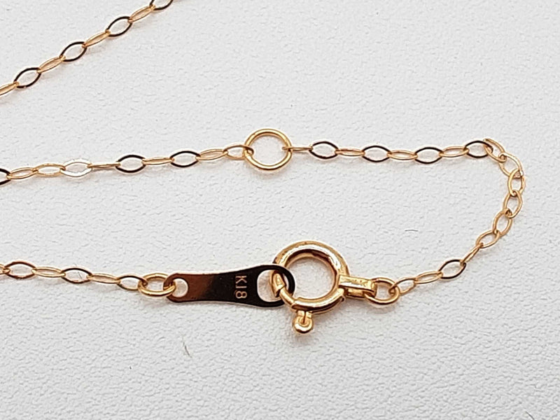 Pear Cut Synthetic Citrines 18k Yellow Gold 3.0g Cross Chain 17.5 In Do0825lpxde