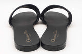 Christian Dior Dway Deep Blue Embroidered Slides Size 40 Eb1025oxzsa