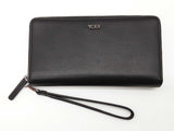 Tumi Belden Black Leather Travel Wristlet Wallet Do0825rxde