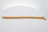 22k Yellow Gold Woven Floral Design Bracelet 30 Grams 6 Inch Eb0726wwxzsa