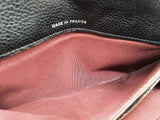 Chanel Timeless Classic Black Quilted Caviar Leather Long Wallet Do0825lrxde