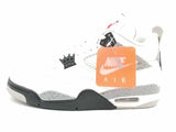 Jordan Retro 4 White Cement White Shoes Size 9.5 Aa0926lzxsa