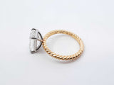 3.02 Cttw Lab-grown Diamond & 18k Yellow Gold Ring 4.1 Gram Size 5.5 Fw1225rzxdu
