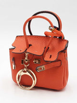 Mini Barkin Doggie Waste Bag Dispenser Charm In Orange Fw1025cdu