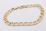 14k Yellow Gold Mariner Link Bracelet 13.4 Grams 8 Inch Eb0926sxzsa