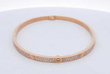 Cartier 18k Yellow Gold Diamond Love Bracelet Approx. 8.85ctw 19.6g Eb0624exxzsa