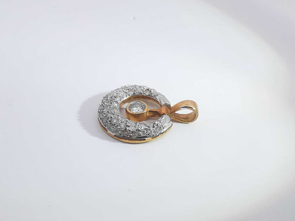 .15ctw Diamond 18k Yellow Gold 18k 3.1 Grams Pendant Sd0225lirsa