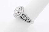 2.4cttw Diamond Ring In 14k White Gold 6.5 Grams Size 7 Eb1125lpxzsa