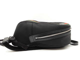 Gucci Sherry Line Web Stripe Backpack In Black Techno Canvas Fw1225rzxdu