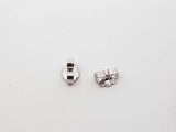 2.52 Cttw Pavé Diamond & 18k White Gold Half Hoop Stud Earrings 6.1 Grams Fw0626rzxdu