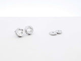Louis Vuitton Empreinte Stud Earrings In 18k White Gold 3.1 Grams Fw1125rzxdu