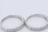 7.06cttw Diamond Wedding Set In 14k White Gold 13.5 Grams Size 7.25 Eb0326crxzdu