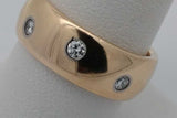 0.32cttw Diamond Band Ring In 18k Yellow Gold 11 Grams Size 7.25 Eb1026srxsa