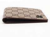 Gucci Gg Supreme Canvas Bi Fold Wallet Beige / Tan Aa0826lrzsa