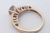 0.9cttw Diamond Ring In 10k Yellow Gold 2.6 Grams Size 4.25 Eb0525lzxzsa
