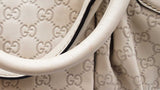 Gucci Sukey Medium Tote Bag In Mystic White Guccissima Leather Fw1125lrxdu