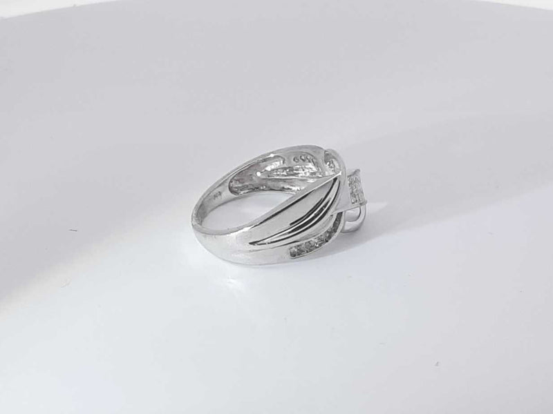 .35 Diamonds 14k White Gold 14k 5.5 Grams Ring Size 7 Sd0625oorsa