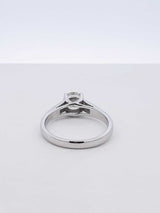1.03 Ctw Tolkowsky Diamond & 14k White Gold Ring 3.8 Grams Size 6.5 Fw0825lpxzdu