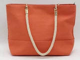 Michael Kors Amy Large Rope Tote Orange Aa1026wzsa