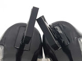 Saint Laurent Opyum Clear Pvc & Black Patent Leather Pumps Size 39 Eb0426oxzsa
