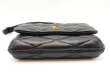 Yves Saint Laurent Le 57 Diamond Quilted Black Leather Shoulder Bag Eb1026erxde