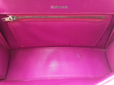 Balenciaga Hourglass Sling Crocodile-effect Leather Pink Handbag Aa0326erzsa