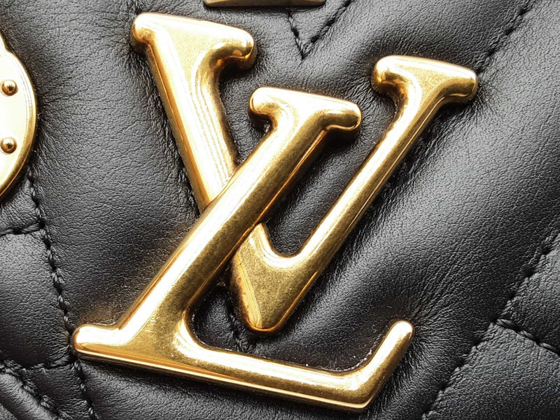 Louis Vuitton Love Lock New Wave Black Leather Long Wallet Fw0625wzxdu
