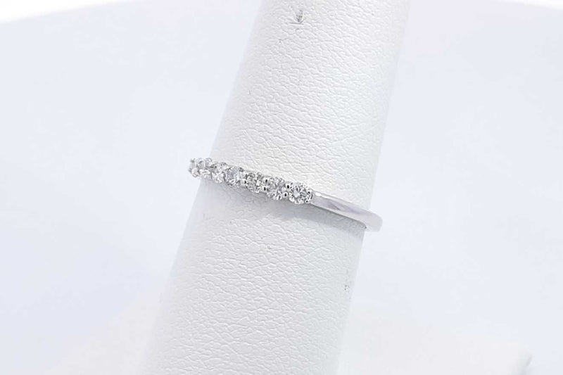 Approx. 0.21ctw Lab Grown Diamond Ring In 14k White Gold 1.1g Size 7 Eb1124lcxsa