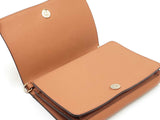 Tory Burch Emerson Convertible Crossbody In Brown Saffiano Leather Fw1025rrdu
