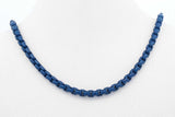 David Yurman Blue Stainless Steel Box Chain Necklace 18 Inch Eb0426srdu