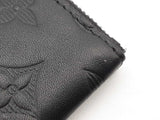 Louis Vuitton Black Empriente Monogram Embossed Leather Coin Pouch Do0726lxzde