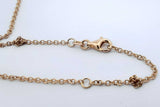 0.93cttw 14k Yellow Gold Diamond Tennis Necklace 3.9 Grams Eb0626wrxdu