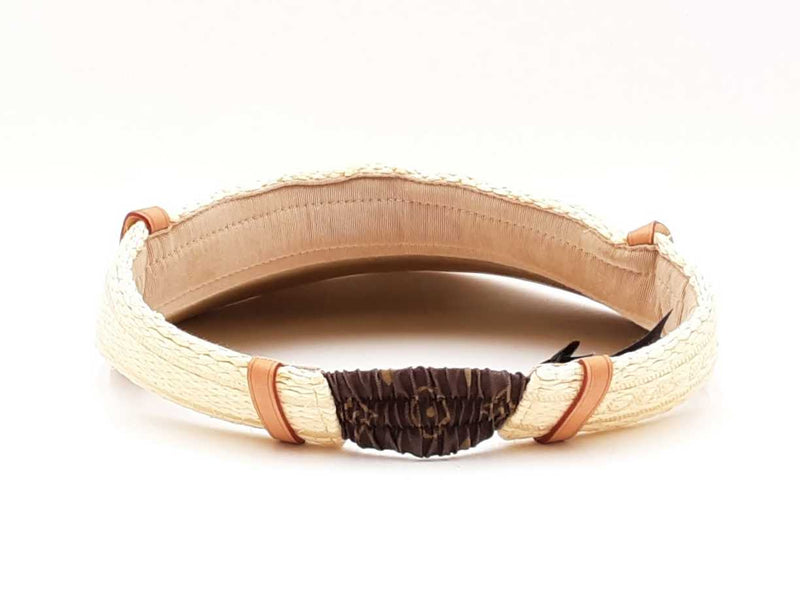 Louis Vuitton Beachview Monogram Raffia-effect Visor Fw0725ozxdu