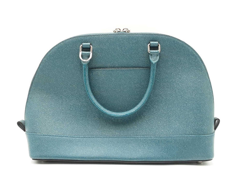 Coach Sierra Satchel In Glitter Teal Crossgrain Leather Fw0925rxdu