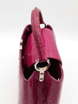 Louis Vuitton Cappucine Fuchsia Crocodile Leather Top Handle Bag Eb0626rxxzde