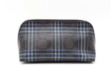 Coach Cosmetic Pouch In Multicolor Plaid Signature Coated Canvas Fw0725pzdu