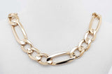 10k Yellow Gold Figaro Chain Necklace 30.3 Grams 22.5 Inch Eb0826loxzsa
